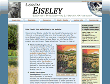 Tablet Screenshot of eiseley.org